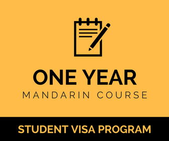 one year mandarin course